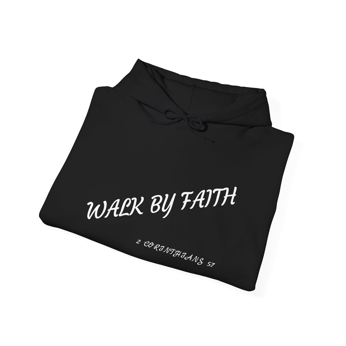 WALK BY FAITH - Unisex Heavy Blend™ Hooded Sweatshirt