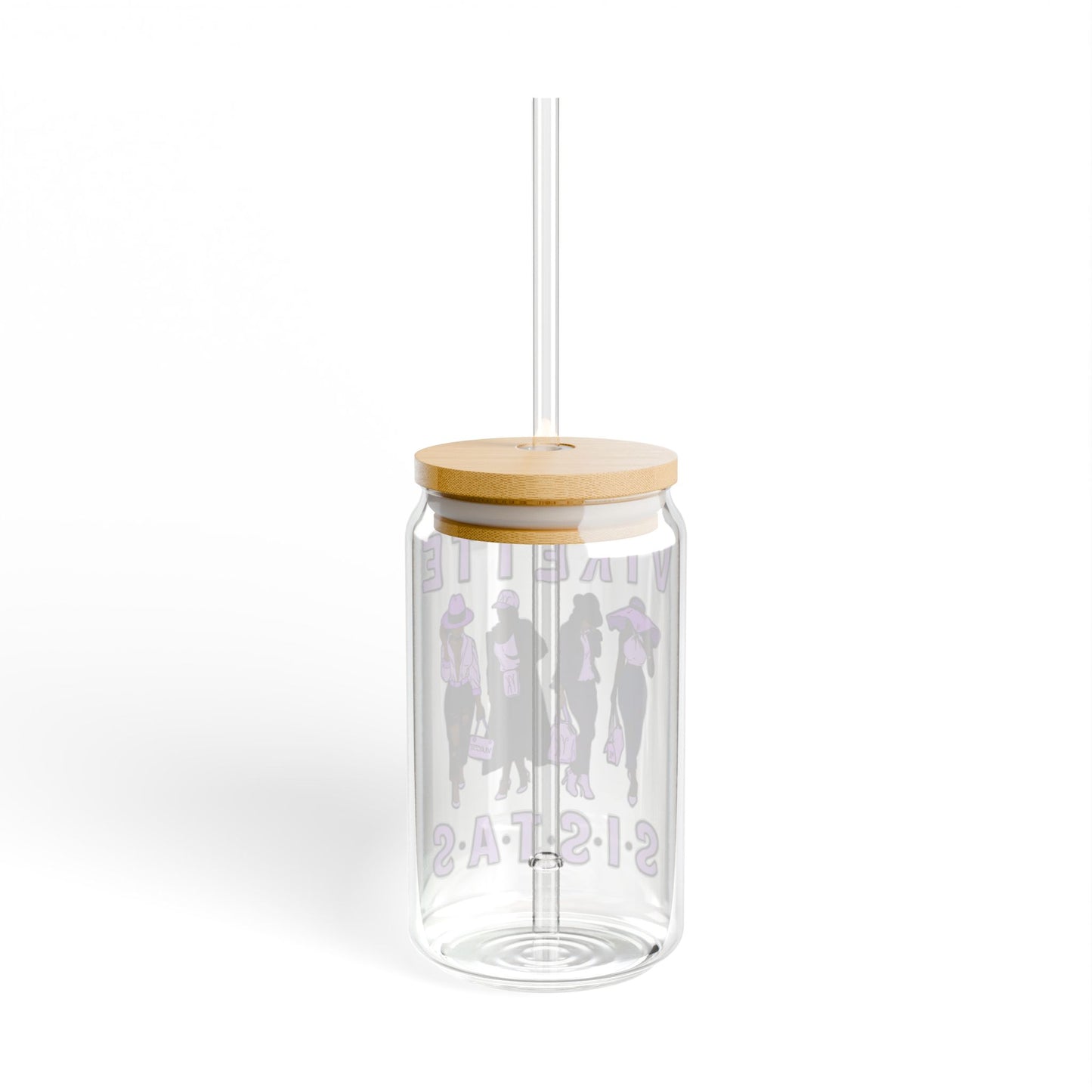 VIKETTE SISTAS Sipper Glass, 16oz