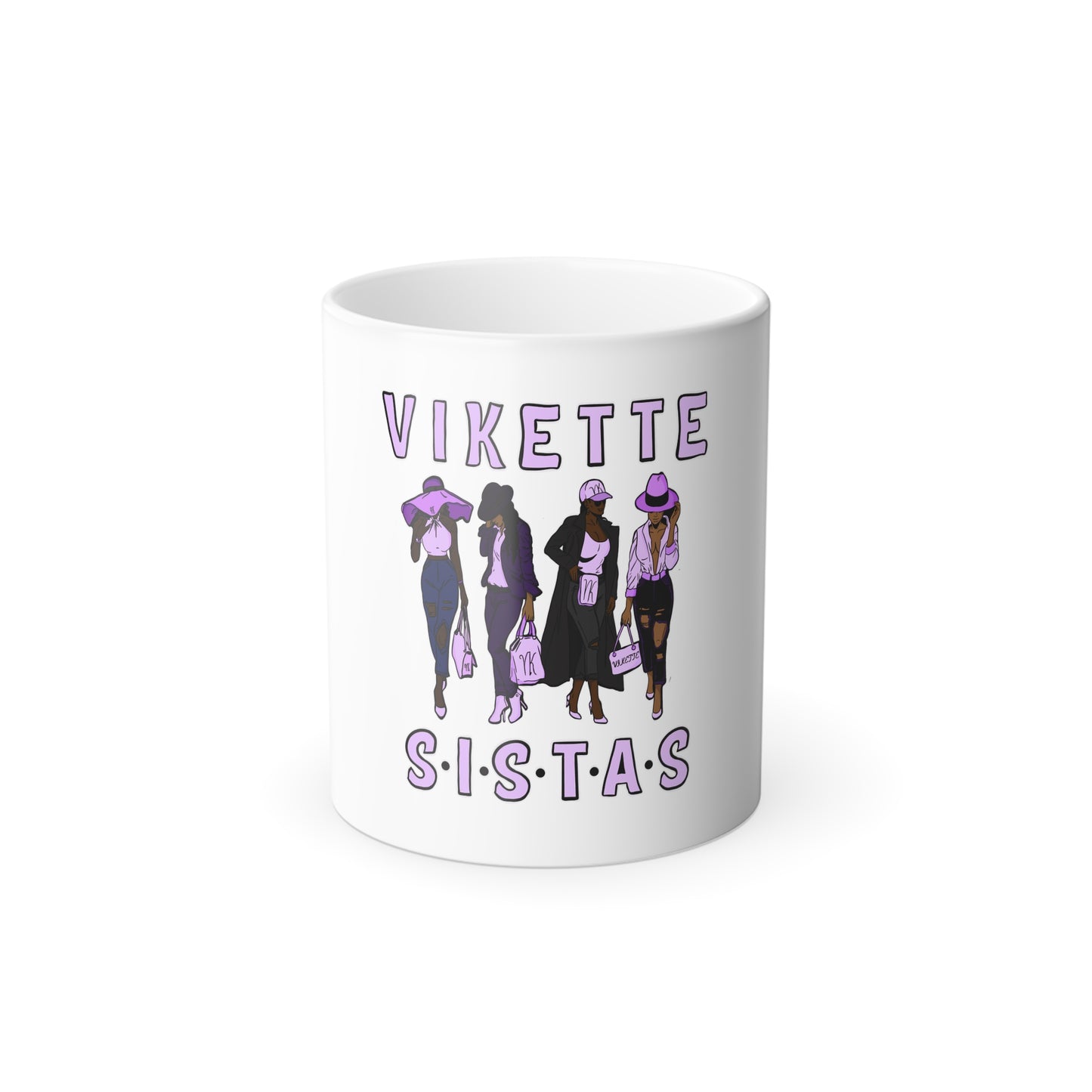 VIKETTE SISTAS - Color Morphing Mug, 11oz