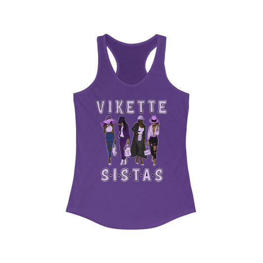 VIKETTE SISTAS - Women's Ideal Racerback Tank