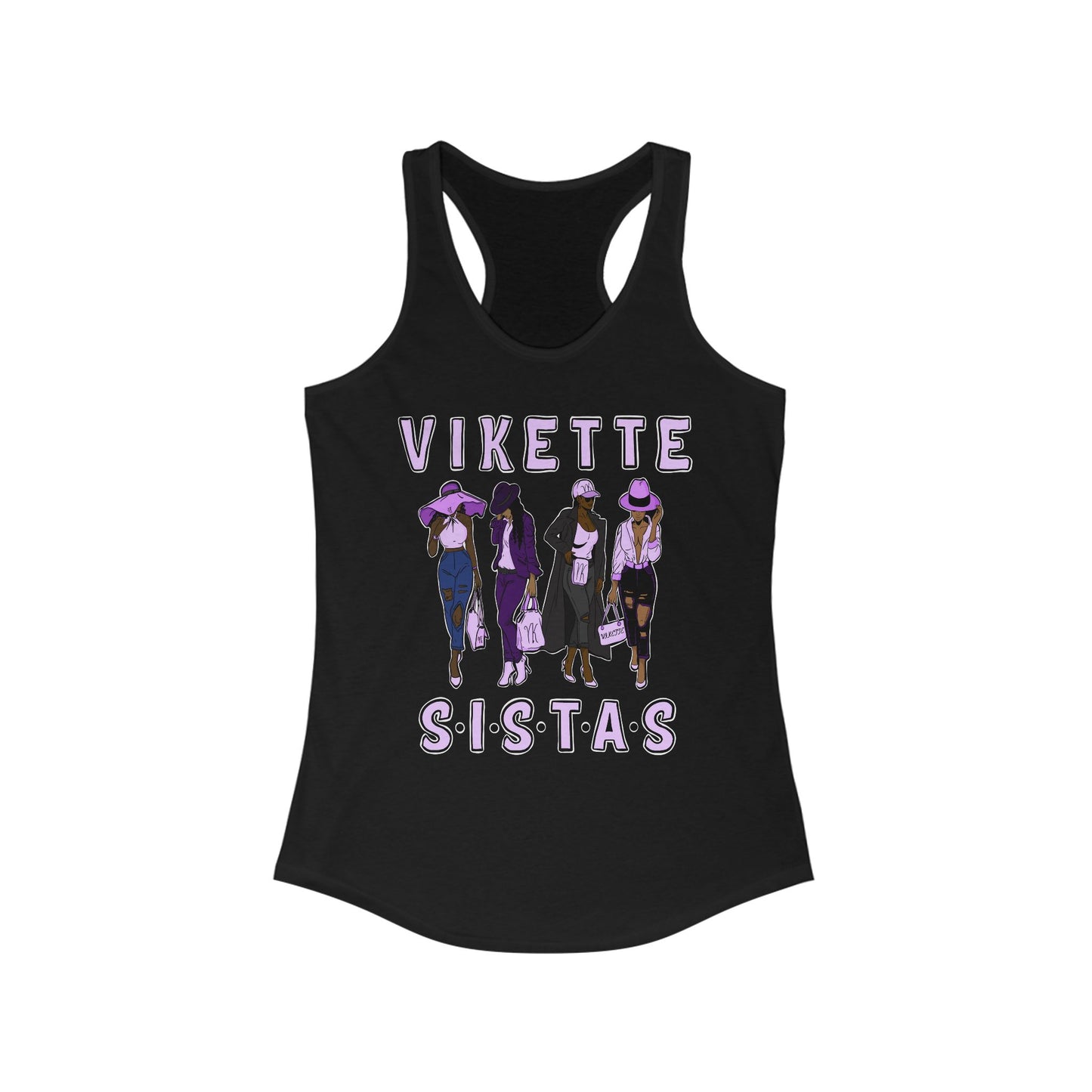 VIKETTE SISTAS - Women's Ideal Racerback Tank