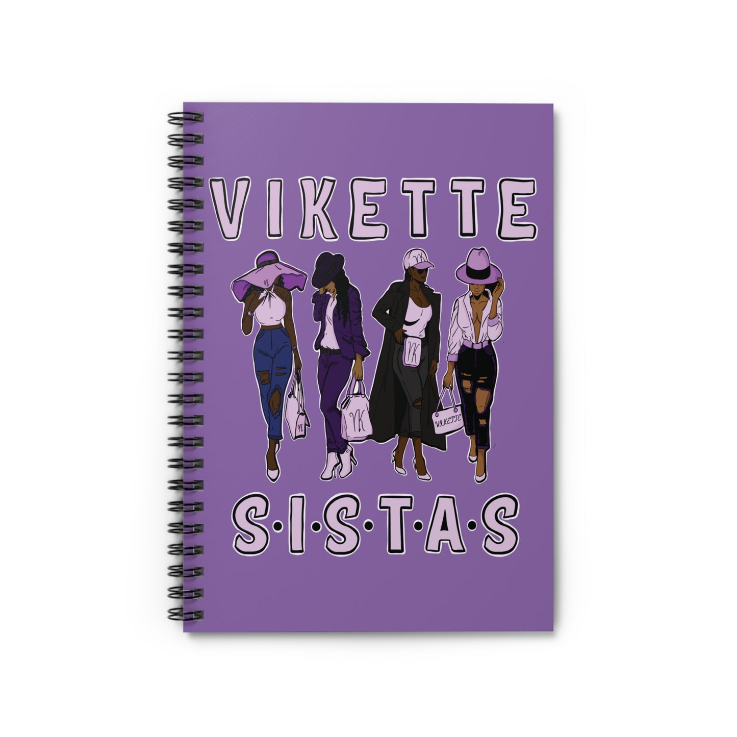 VIKETTE SISTAS Spiral Notebook - Ruled Line