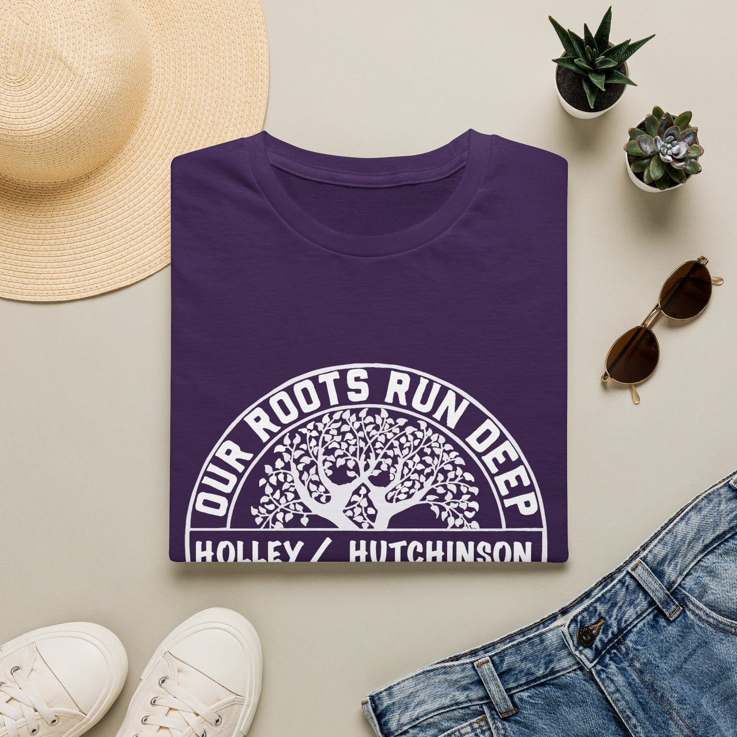 Family Roots T-Shirt — “Our Roots Run Deep” Personalized Family Tree Tee